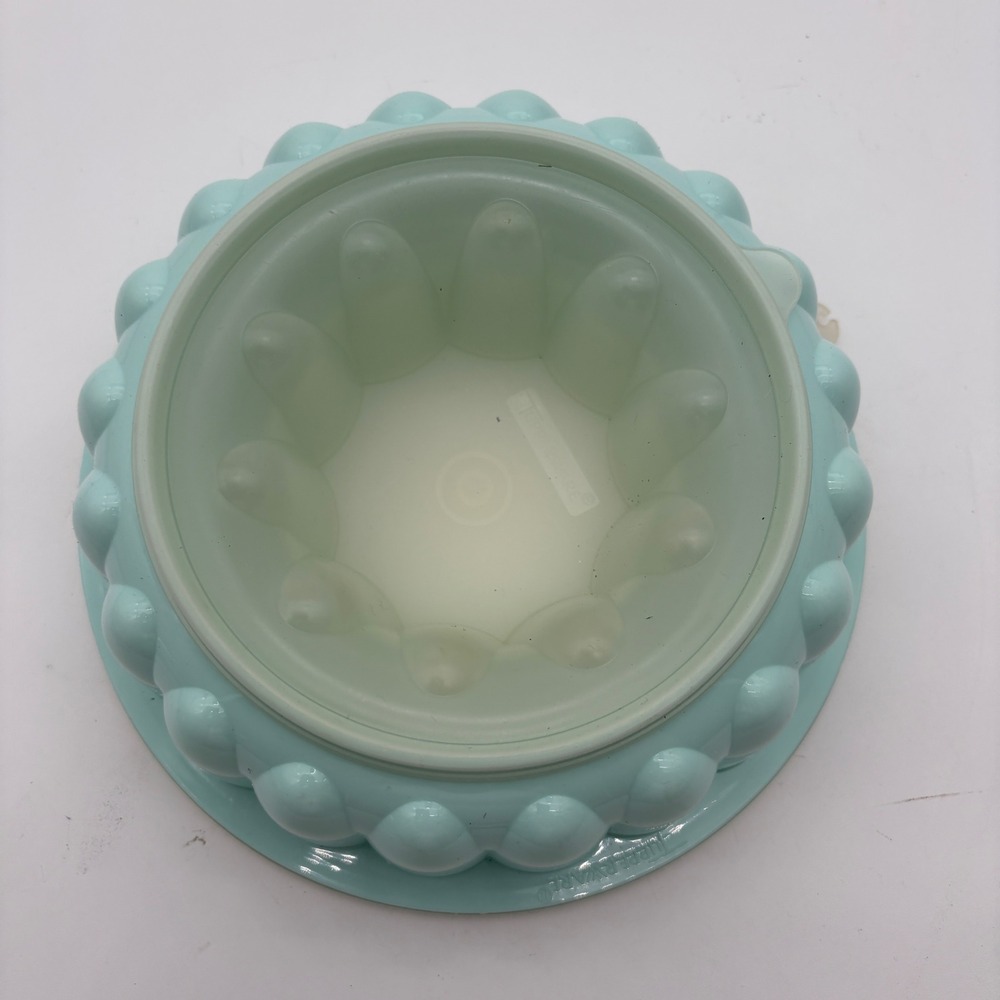 Vintage Tupperware Jel-Ring Mold Mint Green 3 Piece Set 606 607 608